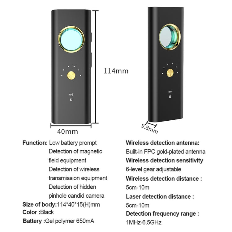 R35 Anti-sneak Shooting GPS WiFi Signal Tracker Finder R35 Anti-sneak Shooting GPS WiFi Signal Tracker Finder